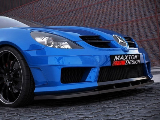 Maxton Design ME-SLK-R171-AMG172-FD1T Front Splitter Mercedes Slk R171 | ML Performance UK Car Parts