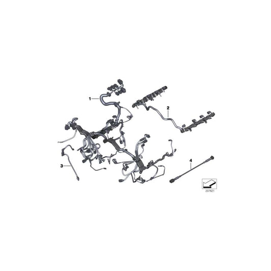 Genuine BMW 12517615633 F04 Engine Wiring Harness, Engine Module (Inc. Hybrid 7 & Hybrid 7L) | ML Performance UK Car Parts