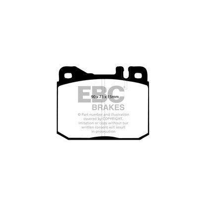 EBC DP3261C Mercedes-Benz W126 Redstuff Front Brake Pads - ATE Caliper 2 | ML Performance UK Car Parts