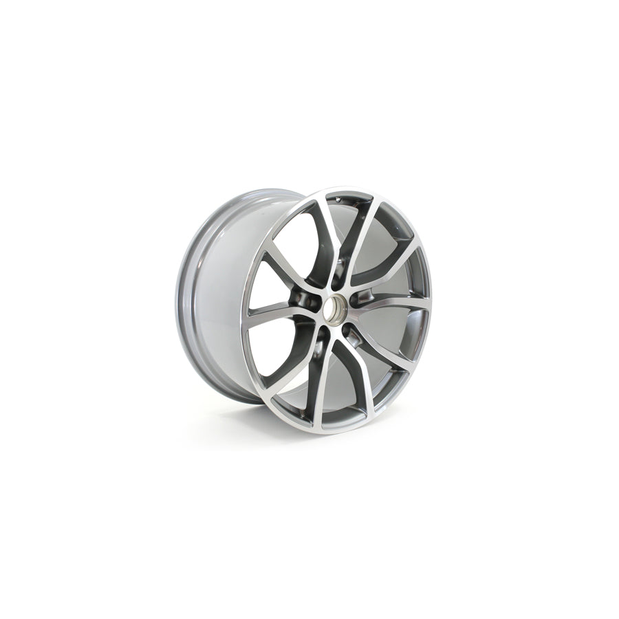Genuine Porsche Rear 21-Inch Exclusive Design Alloy Wheel In Platinum Silver Porsche 9Ya Cayenne | ML Performance UK Car Parts