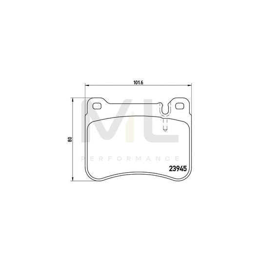 Brembo P 50 073X Brake Pad Set Prepared For Wear Indicator | ML Performance Car Parts