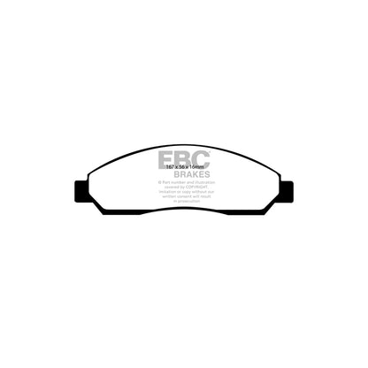EBC DP61705 Holden Isuzu Greenstuff Front Brake Pads (Inc. Rodeo & D-MAX) 2 | ML Performance UK Car Parts