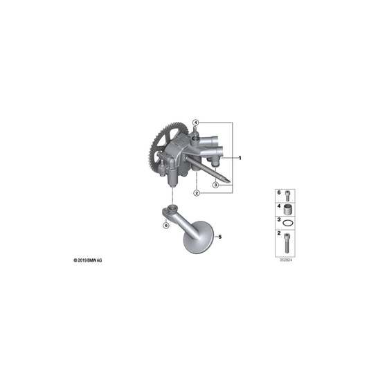 Genuine BMW 11418528888 Suction Pickup For Oil Pump (Inc. i3) | ML Performance UK Car Parts