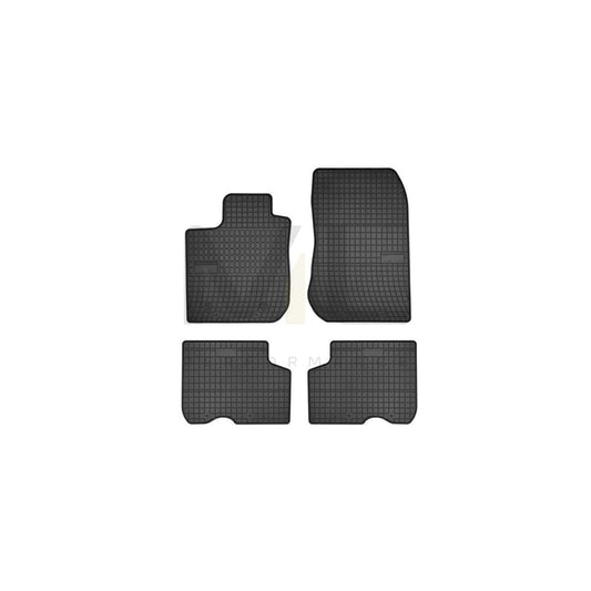 FROGUM 542636 Floor mat set for DACIA Logan II Saloon (L8) Elastomer, Front and Rear, Quantity: 4, Black | ML Performance Car Parts