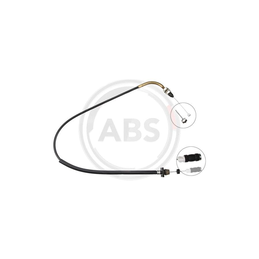 A.B.S. K37350 Throttle Cable for FIAT Seicento / 600 Hatchback (187) | ML Performance UK Car Parts