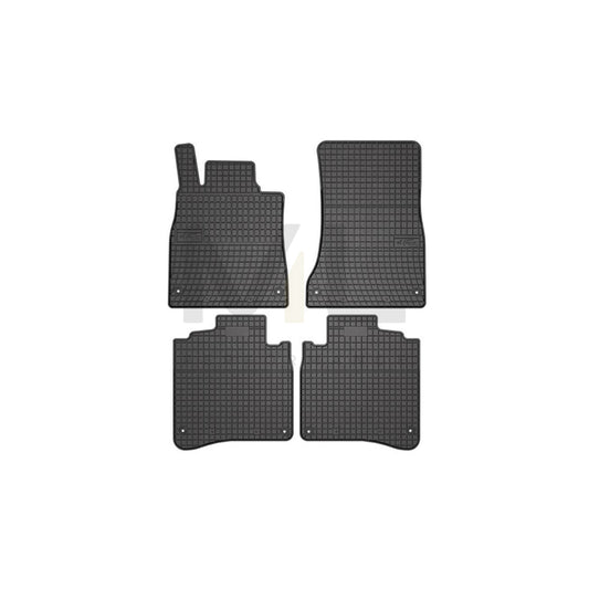 FROGUM Tailored 410527 Floor mat set suitable for MERCEDES-BENZ S-Class Saloon (W222, V222, X222) Elastomer, Front and Rear, Quantity: 4, Black | ML Performance Car Parts