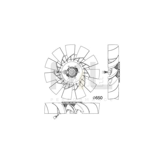 MAHLE ORIGINAL CFF 507 000P Fan, radiator ???: 650mm | ML Performance Car Parts