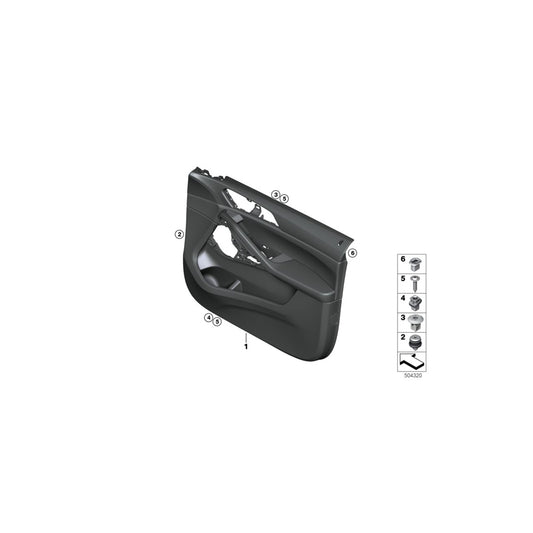 Genuine BMW 51419474014 G06 Door Trim Panel, Front Right BLACK (Inc. X6 40i, X6 30iX & X6 40iX) | ML Performance UK