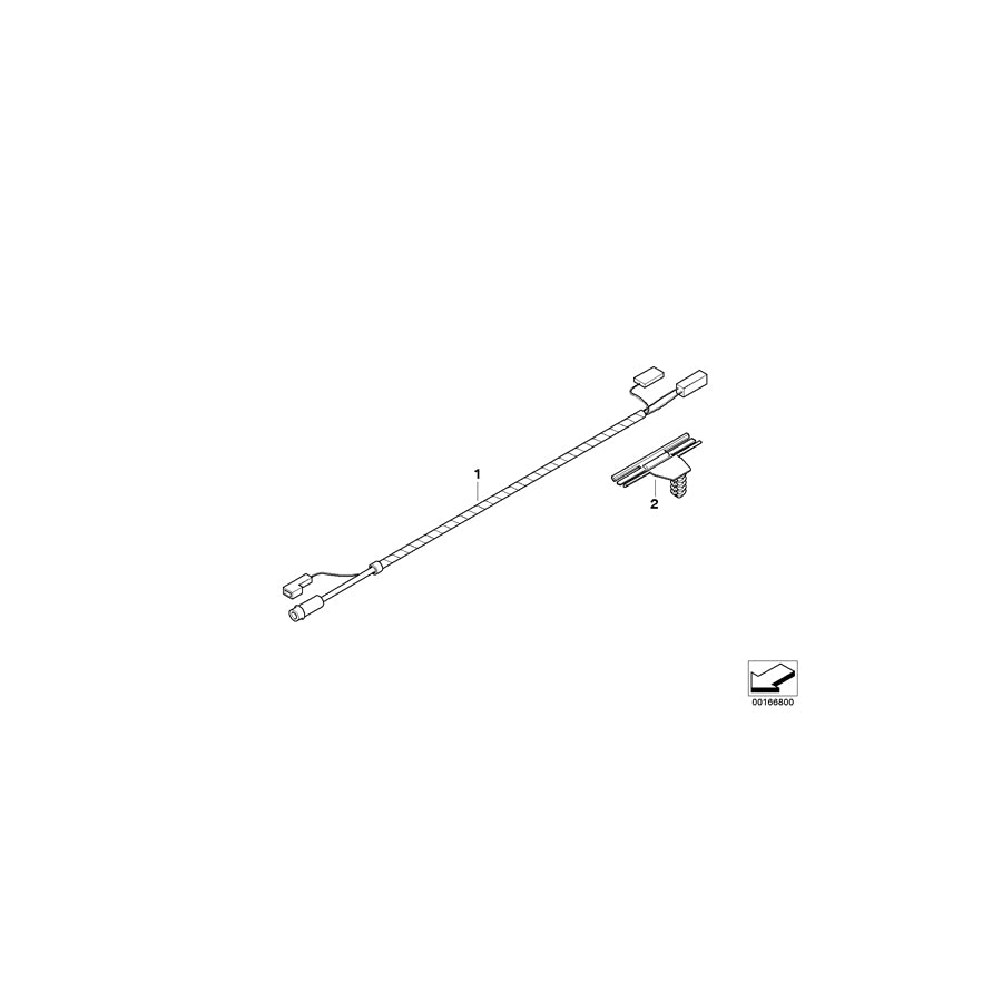 Genuine BMW 61129178766 E93 Wiring Harness, Antenna Amp, Rear Window (Inc. 318i, 323i & 328i) | ML Performance UK