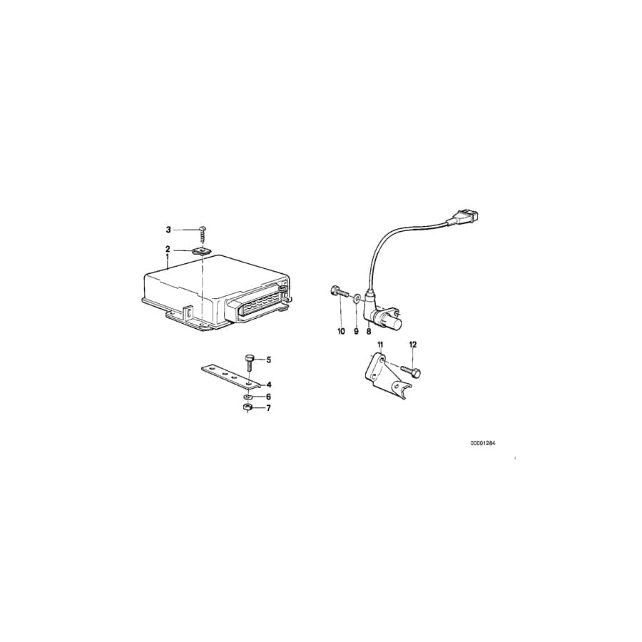 Genuine BMW 12141710685 E28 At-Control Unit (Inc.  & 525e) | ML Performance UK Car Parts