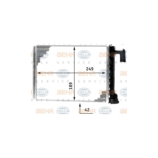Hella 8FH 351 312-331 Heater Matrix