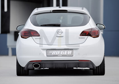 Rieger 00099861 Opel Astra J Rear Diffuser 3 | ML Performance UK Car Parts