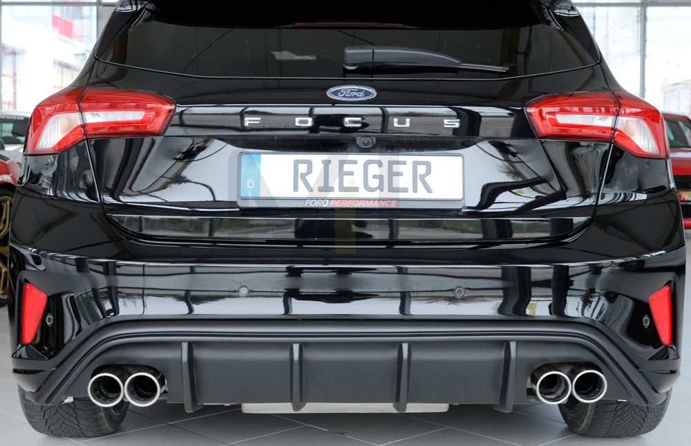 Rieger 00034205 Ford DEH Focus 4 Rear Diffuser (Inc. Focus 4 ST) 6 | ML Performance UK Car Parts