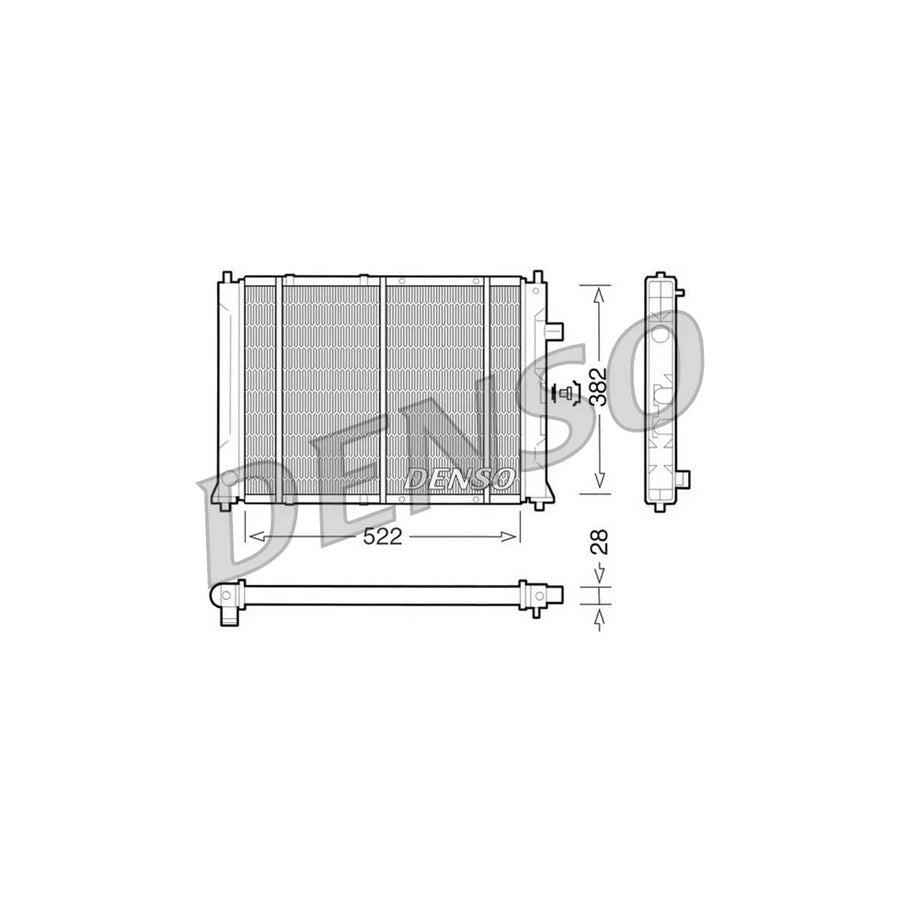 Denso DRM24014 Drm24014 Engine Radiator | ML Performance UK