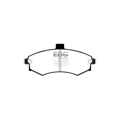 EBC PD01KF690 Hyundai Greenstuff Front Brake Pad & Plain Disc Kit  - Sumitomo/Akebono Caliper (Inc. Elantra & Matrix) 2 | ML Performance UK Car Parts