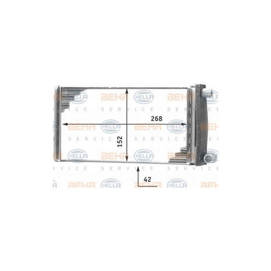 Hella 8FH 351 312-251 Heater Matrix