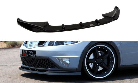 Maxton Design HO-CI-8F-FD1T Front Splitter Honda Civic MK8 (Facelift) | ML Performance UK Car Parts