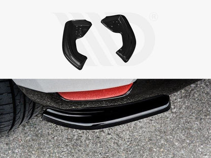 Maxton Design RE-CL-4-RSD1T Rear Side Splitters Renault Clio MK4 Standard (2012-2016) | ML Performance UK Car Parts