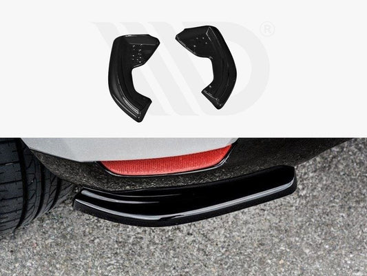 Maxton Design RE-CL-4-RSD1T Rear Side Splitters Renault Clio MK4 Standard (2012-2016) | ML Performance UK Car Parts