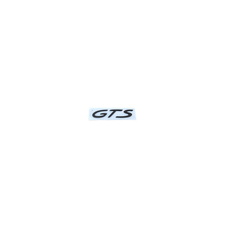 Genuine Porsche Gts Rear Lid Badge, Black Porsche 958 Cayenne | ML Performance UK Car Parts