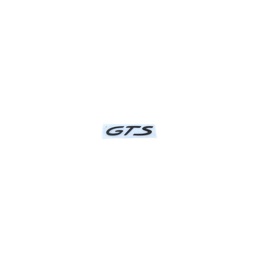 Genuine Porsche Gts Rear Lid Badge, Black Porsche 958 Cayenne | ML Performance UK Car Parts