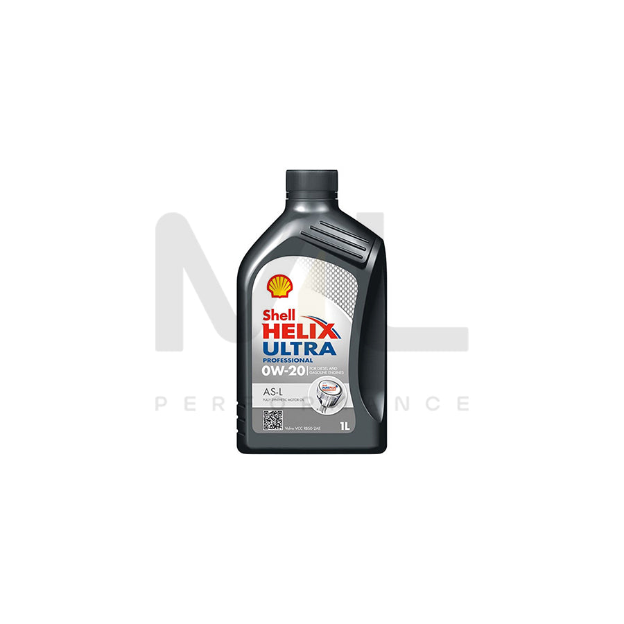 Shell Helix Ultra Professional AS-L Engine Oil - 0W-20 - 1Ltr Engine Oil ML Performance UK ML Car Parts
