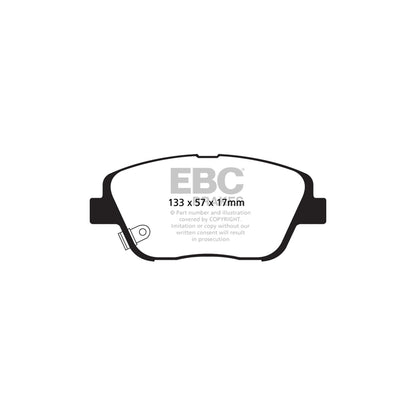 EBC DP21864 Kia Optima (TF) Greenstuff Front Brake Pads 2 | ML Performance UK Car Parts