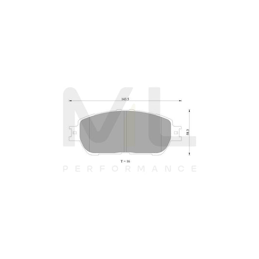 Bosch 0986Ab2388 Brake Pad Set BP2388N | ML Performance Car Parts
