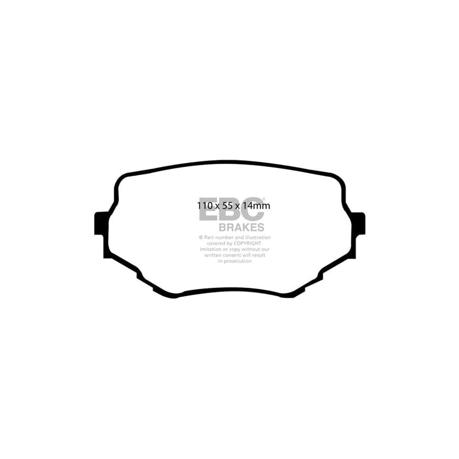 EBC PDKF1888 Suzuki Vitara Ultimax Front Brake Pad & Plain Disc Kit 2 | ML Performance UK Car Parts