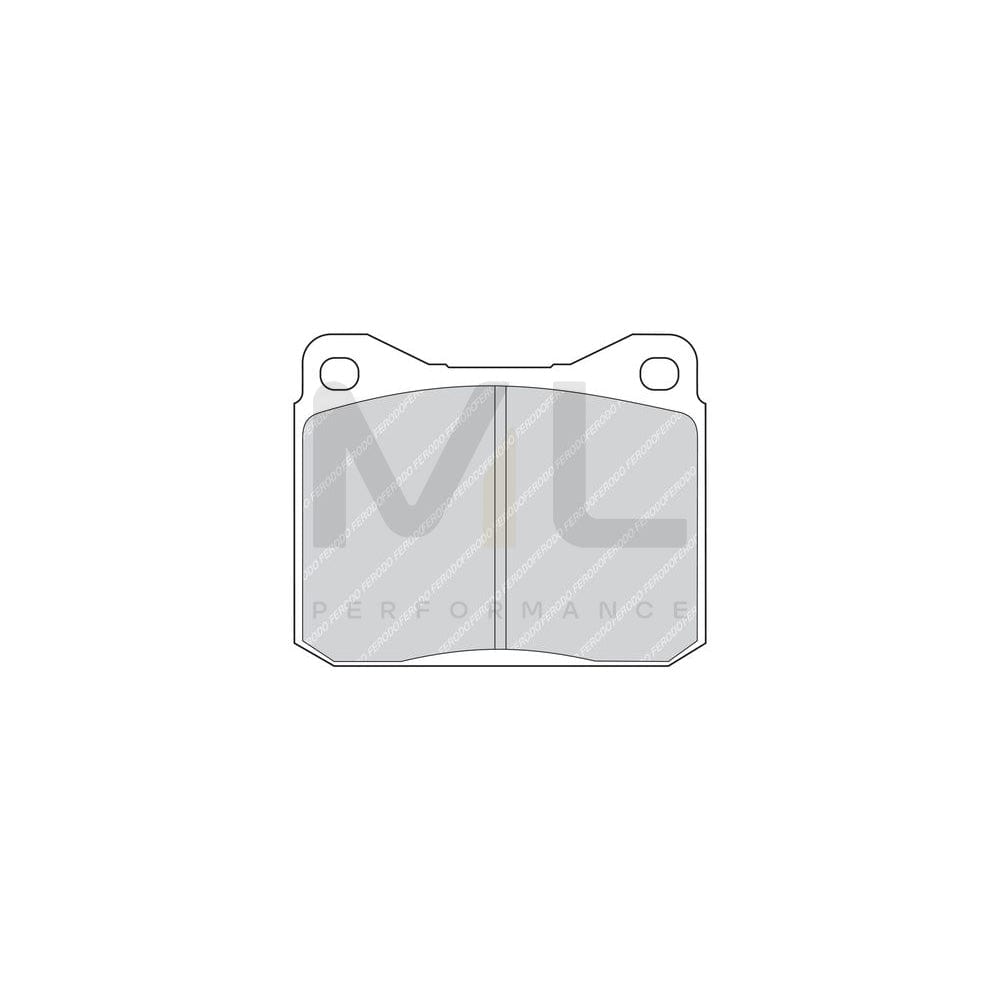 Ferodo Sl Fsl1631 Brake Pad Set For Volvo Xc90 I (C, 275) Not Prepared For Wear Indicator, With Piston Clip, With Accessories | ML Performance Car Parts