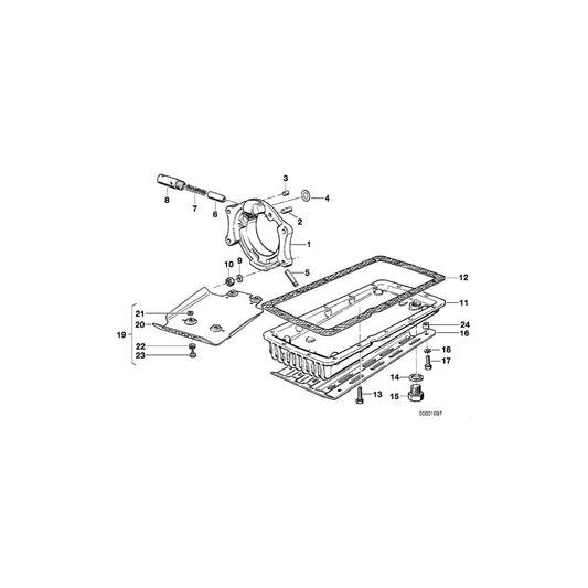 Genuine BMW 11131338620 Oil Pan (Inc. R 100 GS, R 100 R & R 80 GS) | ML Performance UK Car Parts
