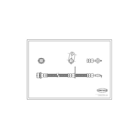 Corteco 19033578 Brake Hose | ML Performance UK