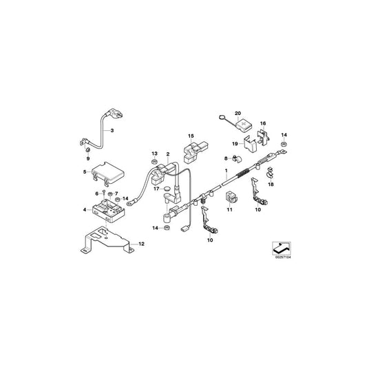 Genuine BMW 61147836847 E85 E86 Holder, Base B+ (Inc.  & Z4 M3.2) | ML Performance UK Car Parts