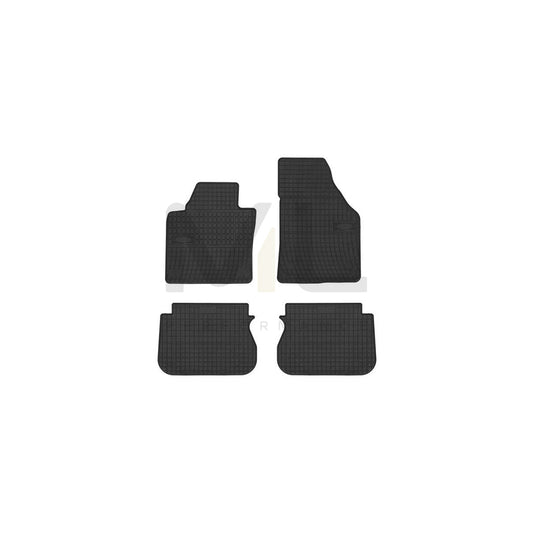 FROGUM Tailored 0391 Floor mat set for VW CADDY Elastomer, Front and Rear, Quantity: 4, Black | ML Performance Car Parts