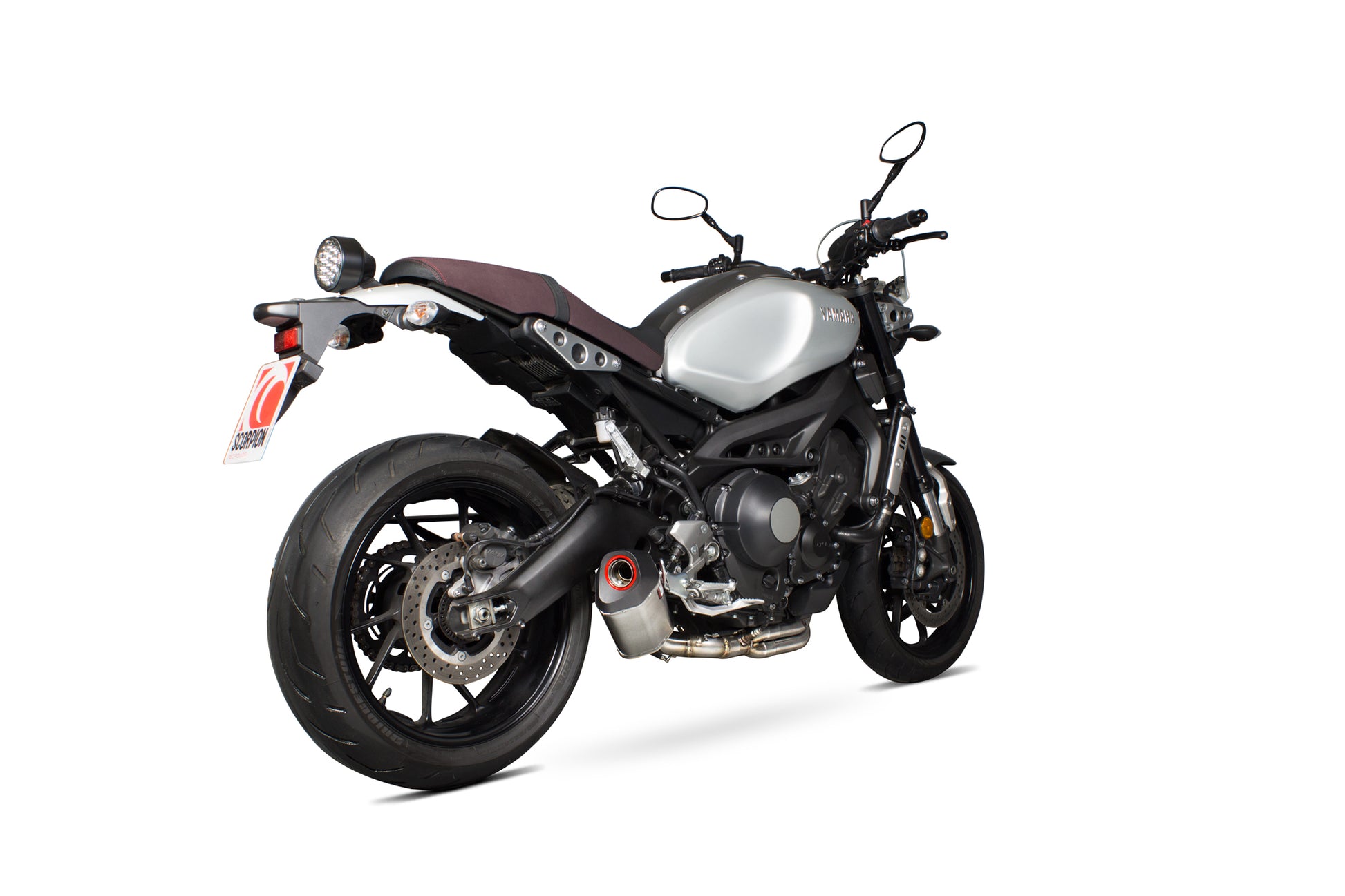 Scorpion RYA107SYSSEO Yamaha XSR900 Serket Parallel Full System - Brushed Stainless Steel Sleeve | ML Performance UK UK
