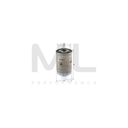 MANN-FILTER WK 842/24 Fuel filter Spin-on Filter | ML Performance Car Parts