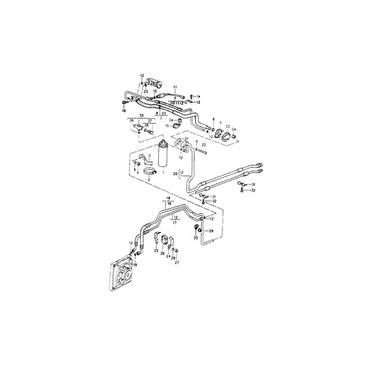 Genuine Porsche Air Conditioning (Air Con) Desiccator Porsche 964 1992 | ML Performance UK Car Parts