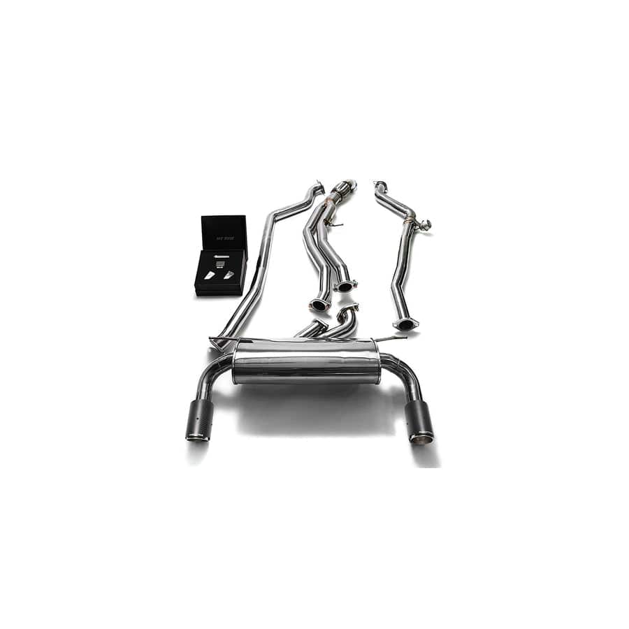 Armytrix BMF23-DC11 Valvetronic Exhaust System BMW M135i | M235i F2x 2012-2015 with Dual Carbon Fiber 3.5"  | ML Performance UK UK Car Parts