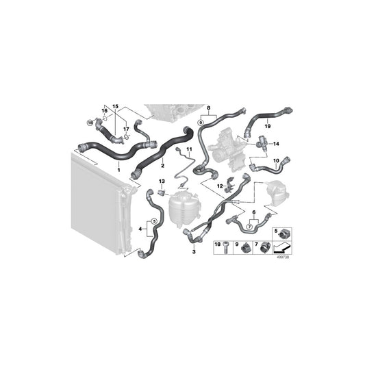 Genuine BMW 11518689694 G02 G21 G31 Switch Valve (Inc. X4 20iX, 330iX & X3 30iX) | ML Performance UK Car Parts