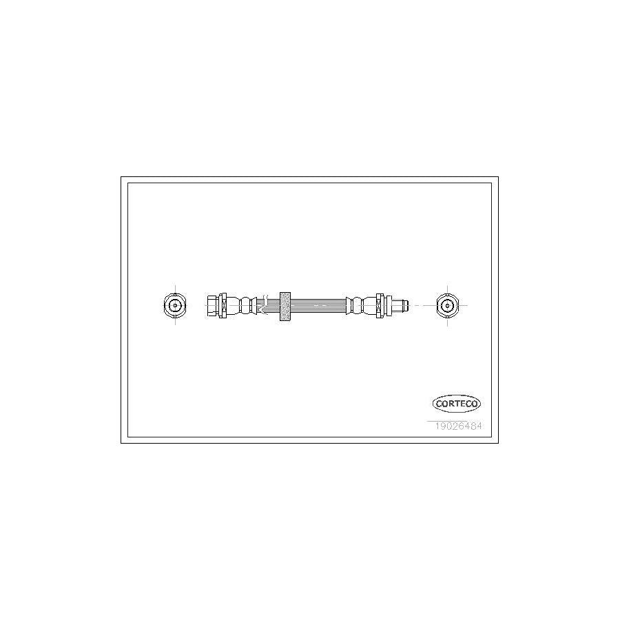 Corteco 19026484 Brake Hose For Ford Mondeo | ML Performance UK