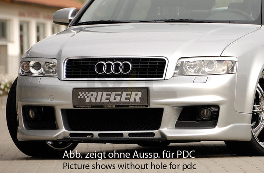 Rieger 00055236 Audi 8E B6 A4 Front Bumper 1 | ML Performance UK Car Parts