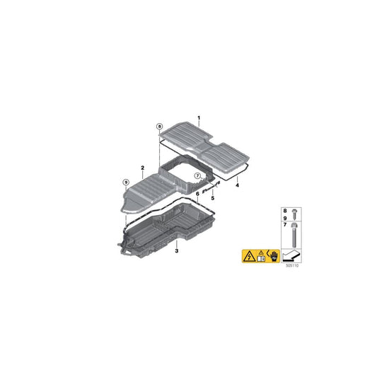 Genuine BMW 61278689185 G05 Housing Upper Part (Inc.  & X5 45eX) | ML Performance UK Car Parts