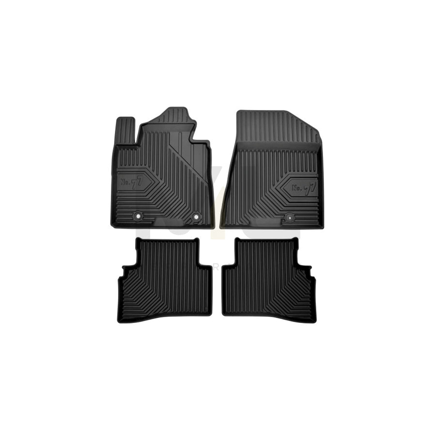 FROGUM Tailored 77407138 Floor mat set Elastomer, Front and Rear, Quantity: 4, Black | ML Performance Car Parts