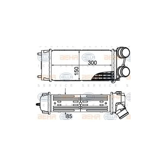 Hella 8ML 376 899-241 Intercooler