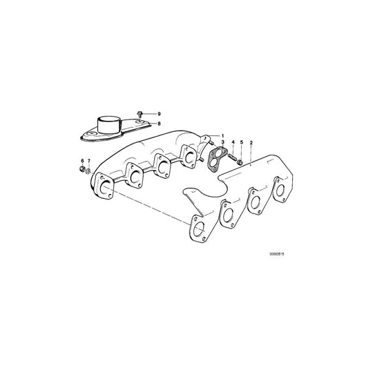 Genuine BMW 11621277944 E30 E28 Exhaust Manifold (Inc. 316, 518i & 318i) | ML Performance UK Car Parts