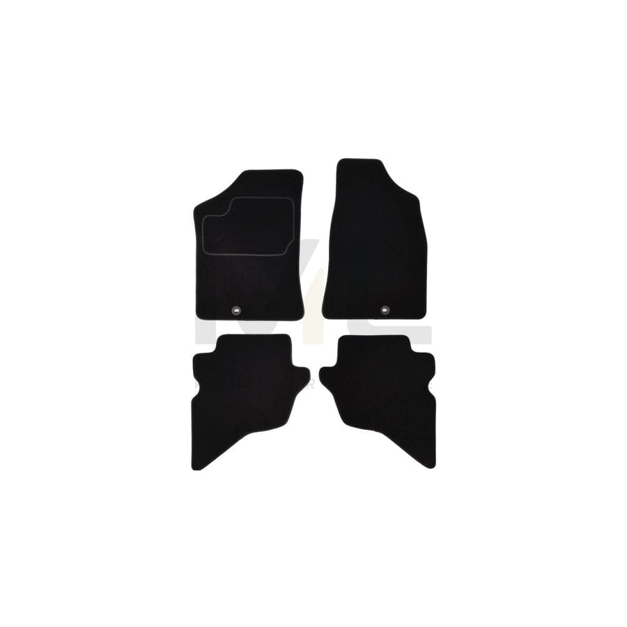 MAMMOOTH A041 FOR280 PRM 01 Floor mat set for FORD Ranger Mk2 (ET) Textile, Front and Rear, Quantity: 4, Black | ML Performance Car Parts