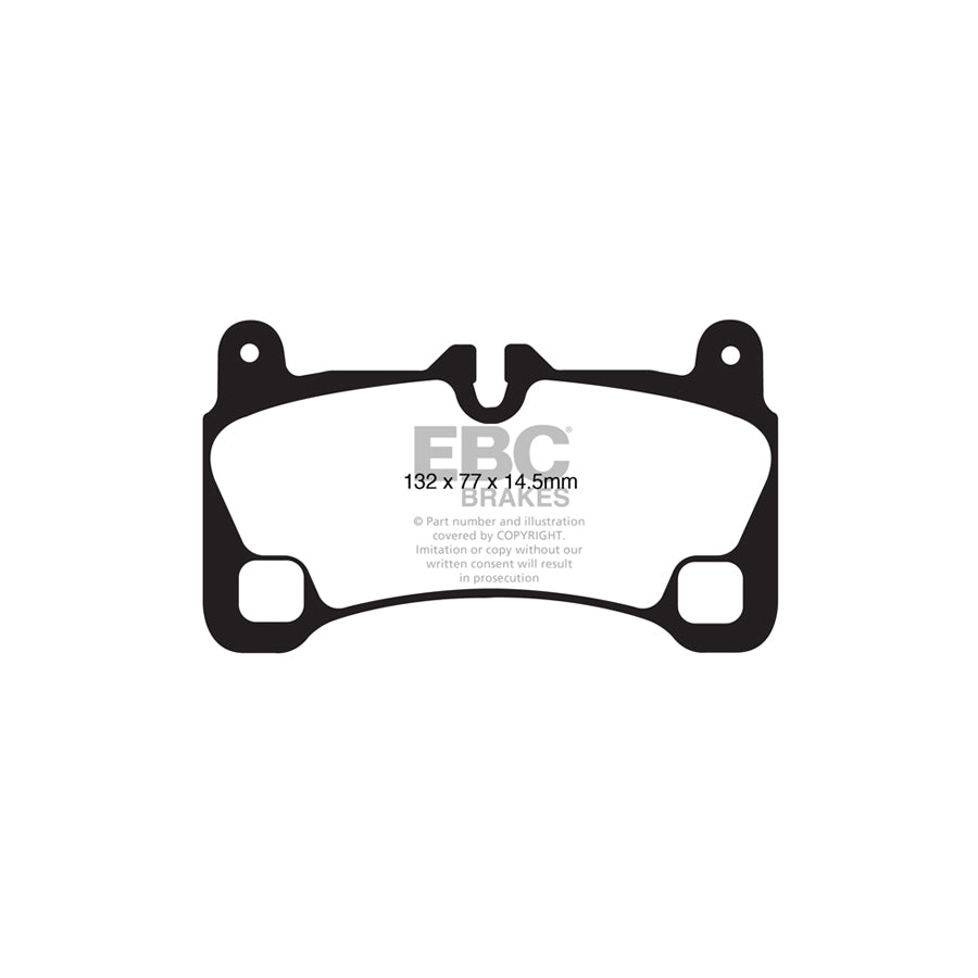 EBC PLK1694 Porsche Cayenne (9PA) Yellowstuff Pads and Brake Line Performance Pack - Brembo Caliper 3 | ML Performance UK Car Parts