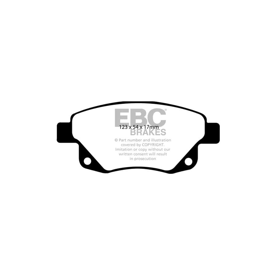 EBC PDKR361 Ford Transit Ultimax Rear Brake Pad & Plain Disc Kit - Bosch Caliper 2 | ML Performance UK Car Parts