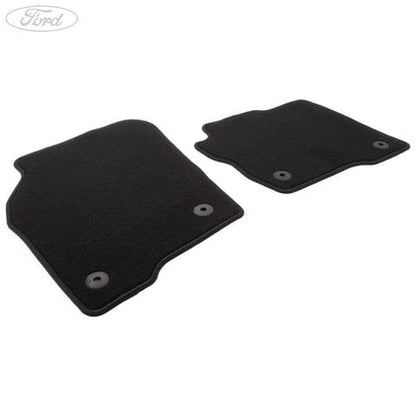 GENUINE FORD 1905274 EDGE CARPET FLOOR MATS BLACK, FRONT | ML Performance UK