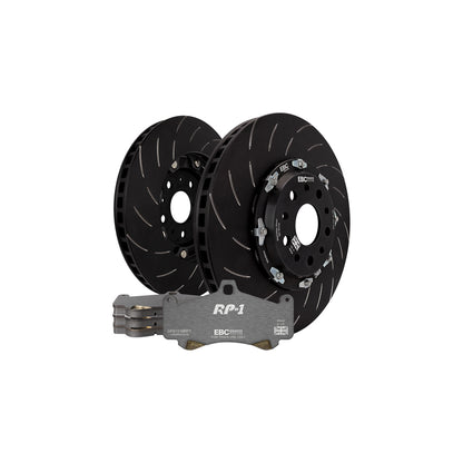 EBC P2DK007RP1 Opel Vauxhall Astra Front Kit RP1 Full Race Pads & 2-Piece Fully-Floating Discs - TRW Caliper 1 | ML Performance UK Car Parts